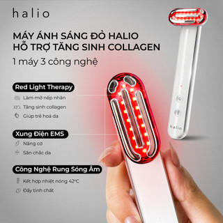 Máy Ánh Sáng Đỏ Giúp Trẻ Hoá Da Halio Red Light Therapy Device 3 in 1 - Hàng Chính Hãng