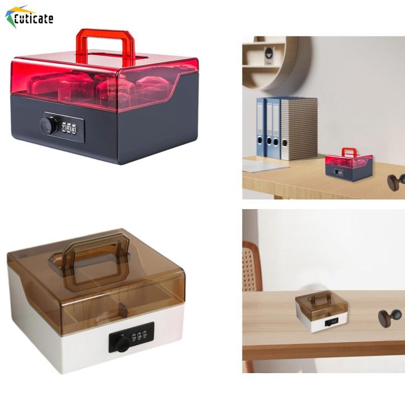 Hộp đựng con dấu chuyên nghiệp Nhẹ sành điệu với hộp khóa kết hợp trong suốt cho văn phòng