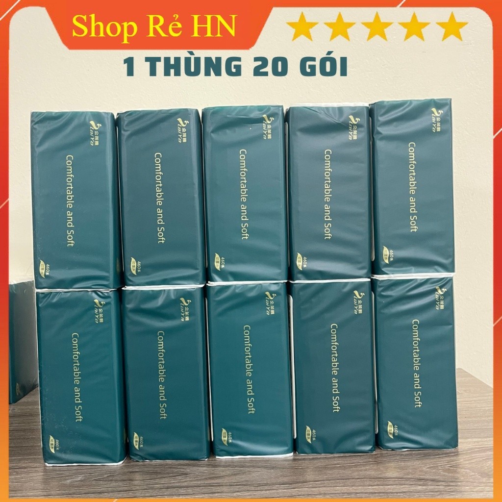 [Hàng Chuẩn Nội Địa] Giấy 4 lớp siêu dai mềm mịn thùng 20 gói - Giấy ăn rút Zhongxing -