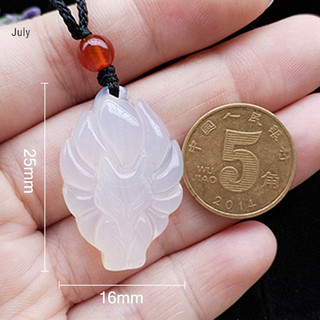 Julyhot Thời Trang Tay Khắc Cáo Chín Cánh Mặt Dây Chuyền Vòng Cổ Bùa Hộ Mệnh Trung Quốc Dây Dài Cáo Vòng Cổ Nữ Người May Mắn Món Quà Trang Sức Massivedeals