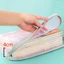 Túi đựng hồ sơ trong suốt AFTEROF, Túi đựng lưới trong suốt bằng lưới Nylon, Túi đựng tài liệu đa chức năng dung tích lớn di động Đồ dùng văn phòng trường học