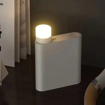 TH Đèn Ngủ USB Đèn LED Đèn Điện Di Động Đèn Ký Túc Xá Học Sinh Đèn Tròn Mini Cắm Trại Đèn Sạc Bảo Vệ Mắt Kho Báu - PRUNE