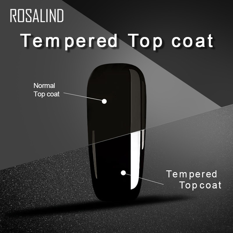 Ảnh Rosalind Cường Lực Top Coat Gel Sơn Móng Tay Ngâm Tắt UV Móng Tay Đế Top Coat Gel Ba Lan Để Bảo Vệ Móng Tay 1