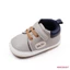 Mg-toddler Boy PU Giày thể thao thông thường In chữ dễ thương Đế bệt cho trẻ sơ sinh thoáng khí Giày đi bộ cho trẻ sơ sinh