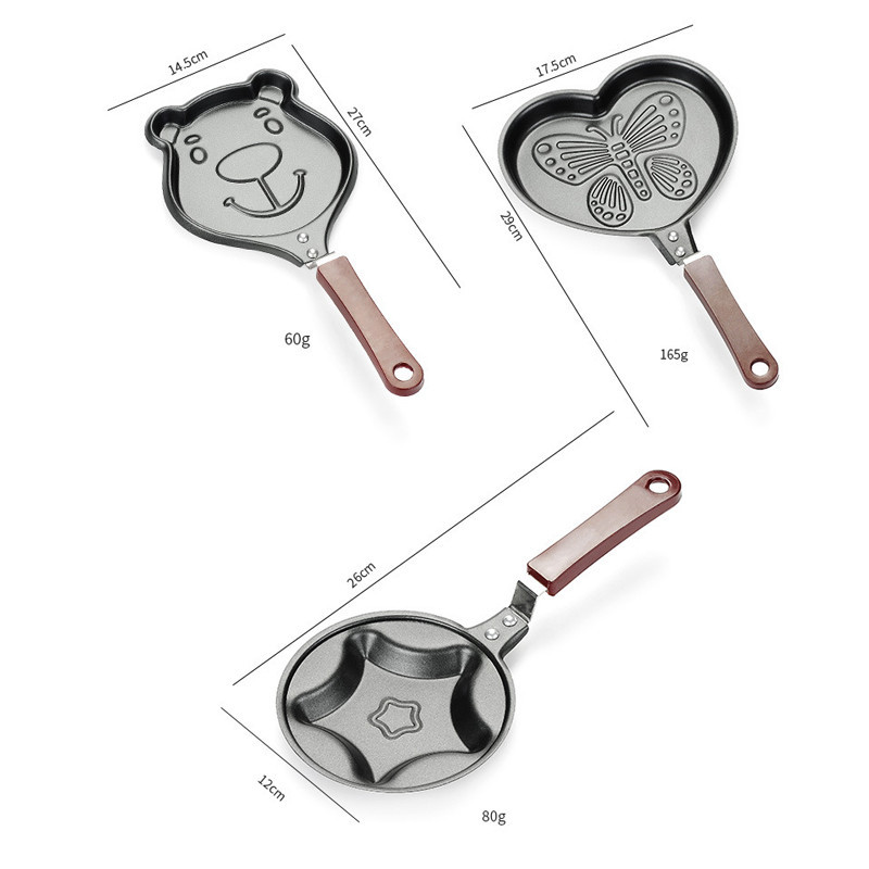 Chảo Chiên Trứng mini, Dùng được cho bếp từ và bếp gas FETA