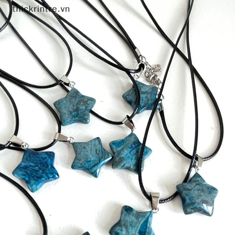 Thi Hợp Thời Trang Đá Pha Lê Ngôi Sao Mặt Dây Chuyền Vòng Cổ Sáng Tạo Phù Hợp Với Pentagram Xương Đòn Dây Xích Dành Cho Nữ Dự Tiệc Trang Sức Quà Tặng VN