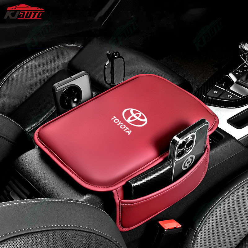 Toyota Da Tay Hộp Bảo Vệ Miếng Lót Nhớ Cotton Tăng Áp Miếng Lót Tay Trung Tâm Vỏ Bảo Vệ Trang Trí Ô Tô Phụ Kiện Cho Veloz Raize Vios Avanza Innova Fortuner Corolla