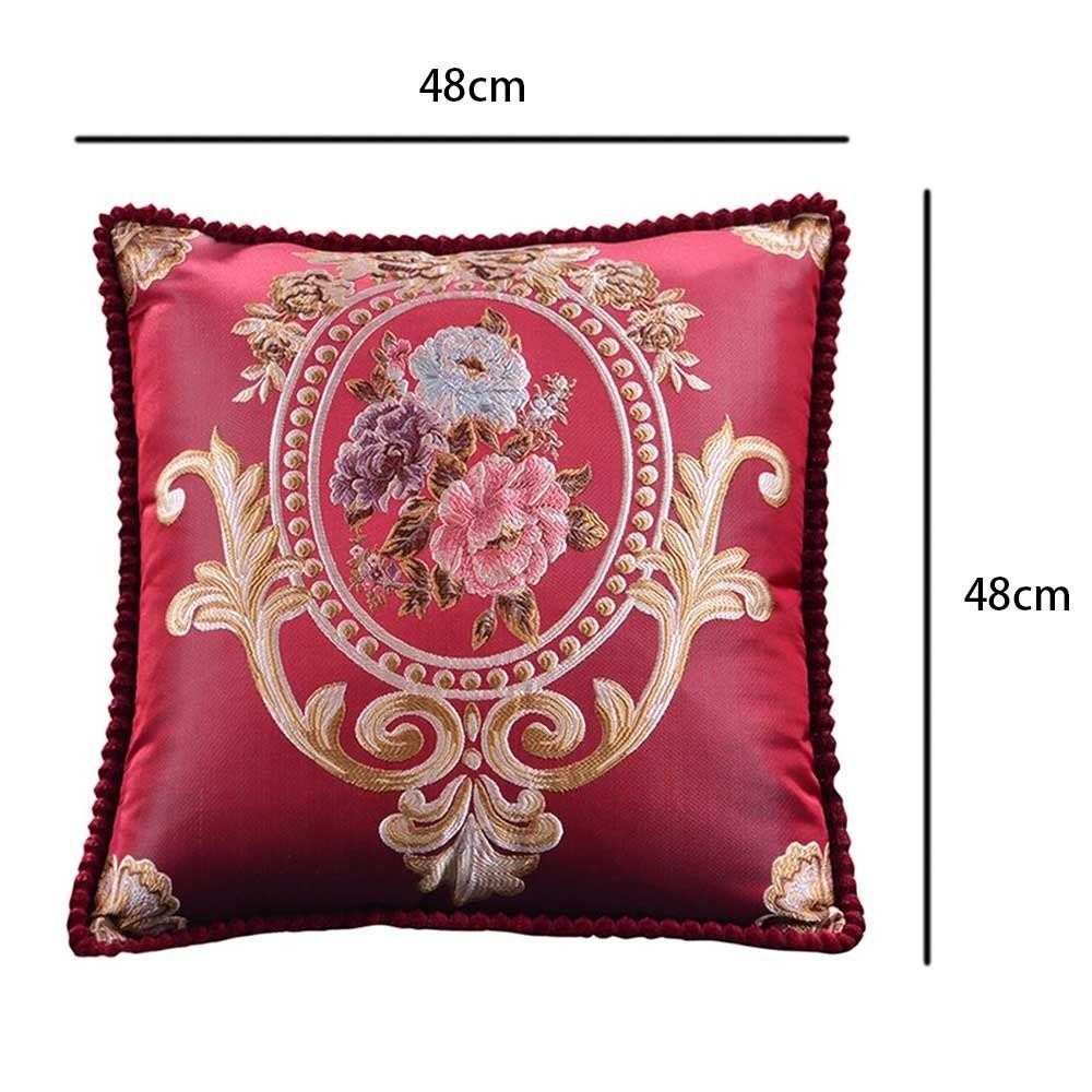 Vỏ Gối SHUPUN, Vỏ Đệm Jacquard Trang Trí, 48x48cm Trang Trí Nhà Có Thể Giặt Được Phong Cách Châu Âu Ném Gối