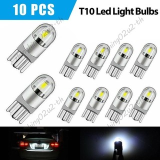 10 Chiếc 6000K Canbus T10 168 194 W5W Mái Vòm Giấy Phép Bên Đánh Dấu Bóng Đèn LED Trắng