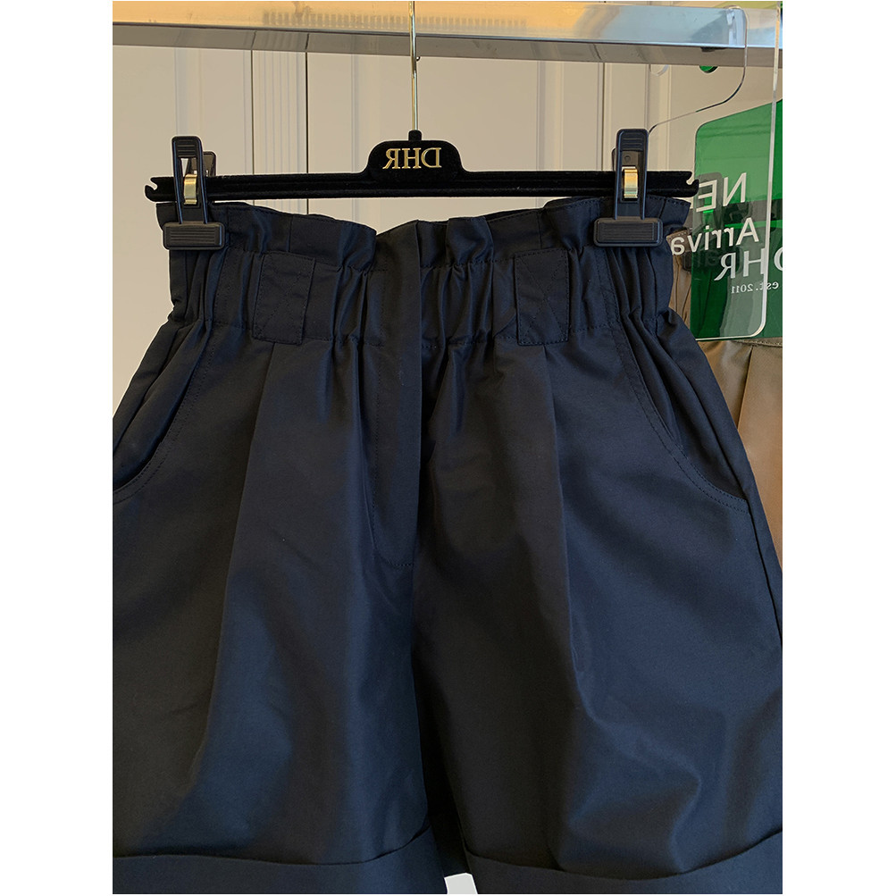 quần đùi bò quần short  nữ Quần short ống rộng eo cao thông thường mùa hè dành cho nữ