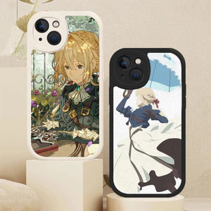 Ốp Điện Thoại TP-1 Violet Evergarden Cho iPhone 17,15 14 12 11 13 Pro Max Mini 7 8 Plus SE 2020 X XS XR Vỏ Da Cừu 0728