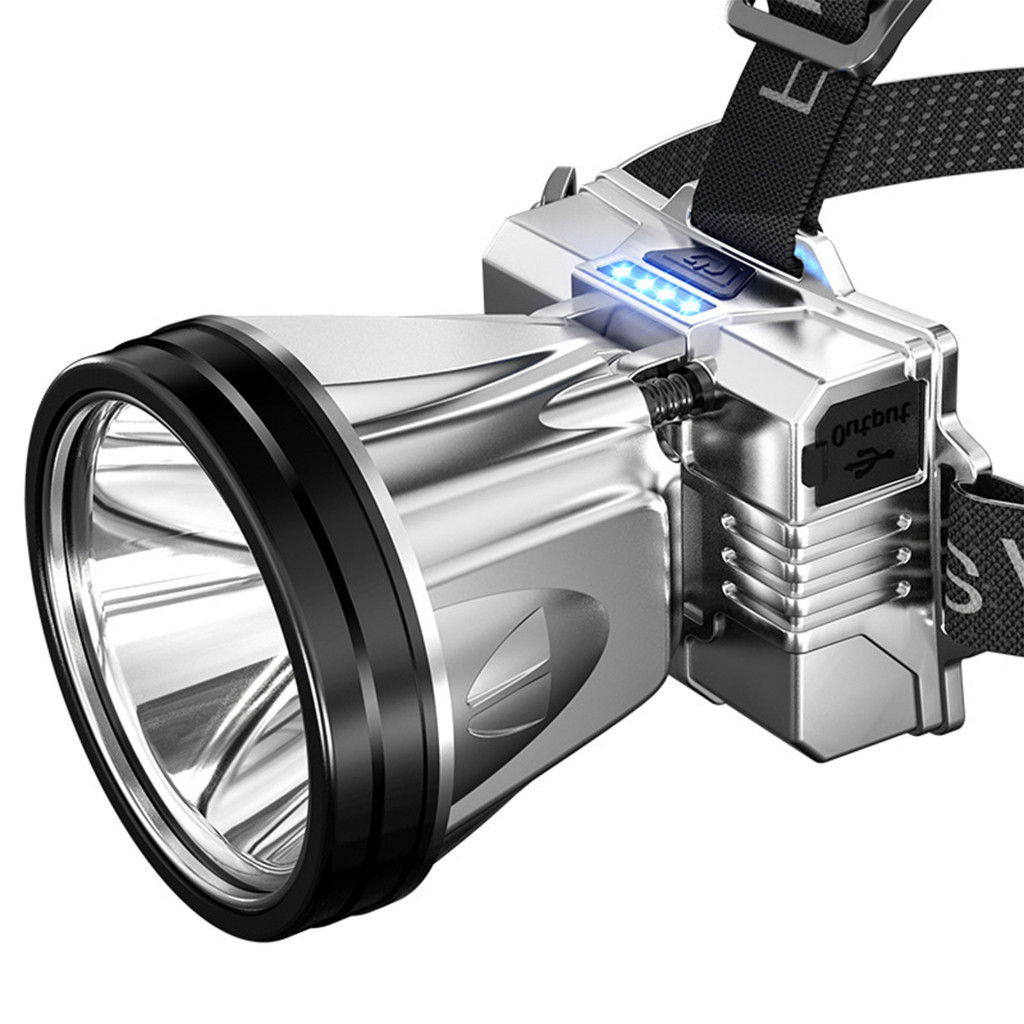 Đèn led Đội Đầu Siêu Sáng Có Thể Sạc - Lại Kèm Sạc Nhanh Dùng Cho Chạy Bộ / Cắm Trại - Siêu Sáng 1200mah AMIZIN