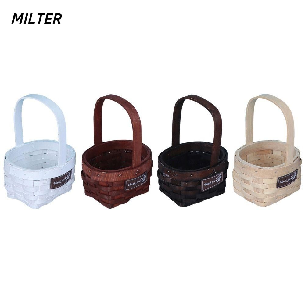 Giỏ treo MILTER, Chậu hoa Mini cầm tay DIY, Giỏ hoa thủ công nhiều kích ...