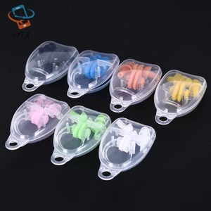 1 Bộ Dụng Cụ Bơi Silicon Mềm Chống Thấm Nước Kẹp Mũi Nút Tai Dụng Cụ Nút Tai Vn