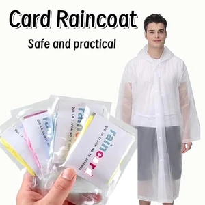Áo Mưa Di Động Nam Nữ Ngoài Trời Áo Mưa Chống Thấm Nước Dùng Một Lần Cắm Trại Đi Bộ Đường Dài Có Mũ Trùm Đầu Ponchos
