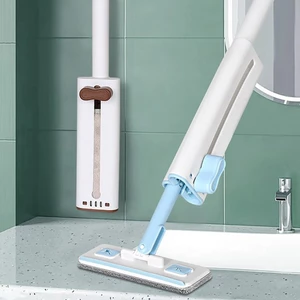 Cây Lau Mini Tự Vắt Xoay 180 Độ Lau Bếp Lau Kính Nhỏ Gọn, Tiện Lợi