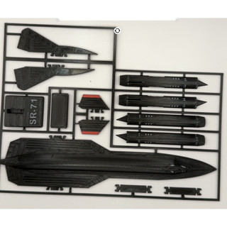 Mô hình kit lắp ráp máy bay SR-71