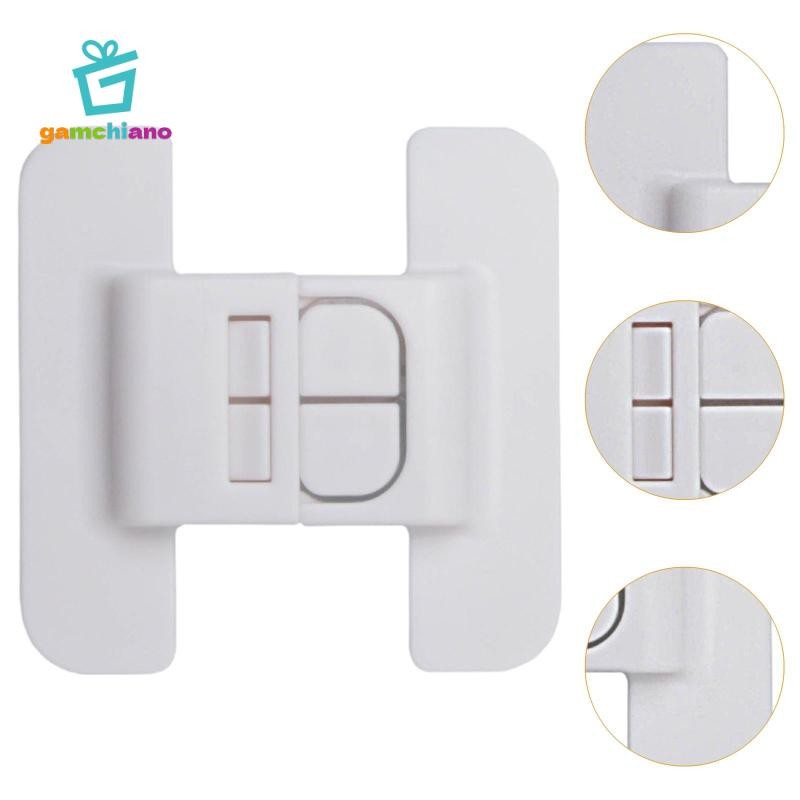 4x Tủ Lạnh Khóa Tủ Đông Nhẹ Không Đục Lỗ Đóng Cửa Tủ Lạnh Đóng Cửa Cho Ngăn Kéo Phòng Khách