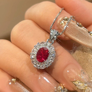 Châu Âu Mỹ ims Phong Cách Mới Corundum Đỏ Phóng Đại Nhiều Màu Sắc Kho Báu Phù Hợp Với Nữ