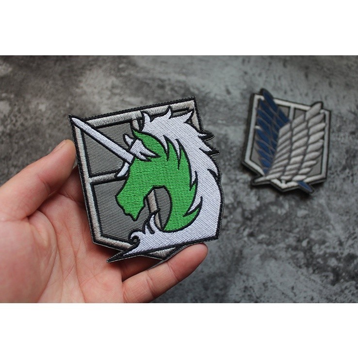 Patch Attack on Titan dán quần áo_ba lô_túi xách _tactical