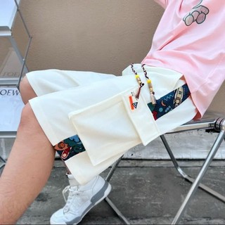 90% Tỷ Lệ Khen ngợi Phong Cách Trung Hoa Quần Short Thường Ngày Quốc Gia Hợp Thời Trang Retro Thẳng Thời Trang Rời Phong Cách Hồng Kông Thể Thao Năm Điểm Quần 223R