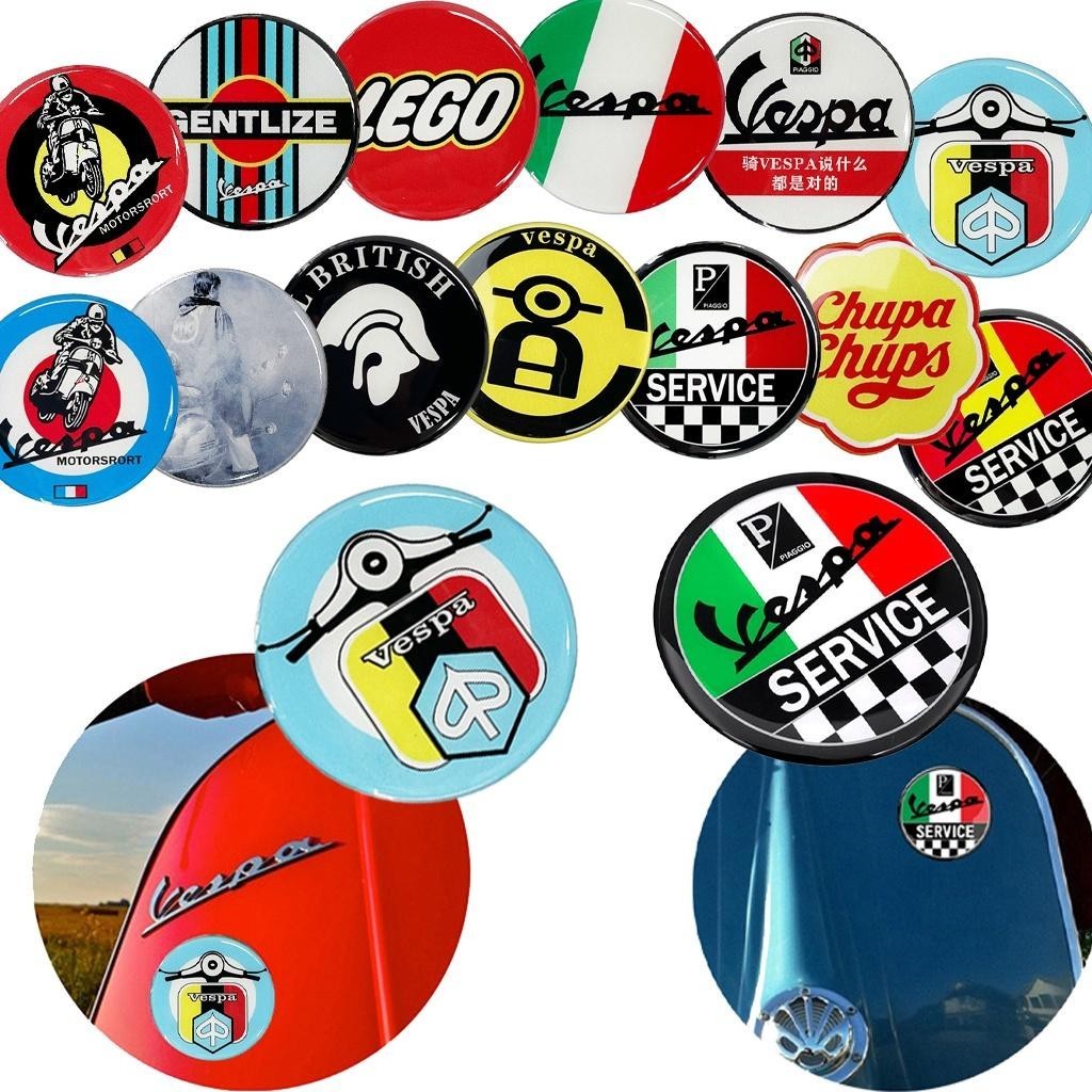 Bộ Sticker Nam Châm 3D Phản Quang Chuyên Dụng Cho Xe Vespa Modified ...