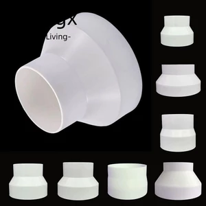 YYlingx Bộ chuyển đổi ống xả Bộ chuyển đổi phần cứng ABS Đầu nối ống dẫn