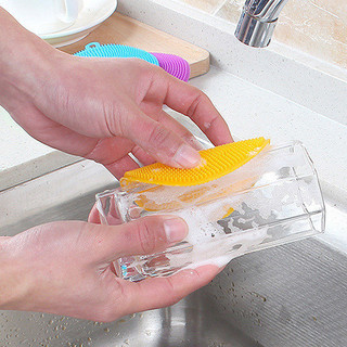 Miếng Rửa Chén Bát Silicon Kháng Khuẩn Kiêm Lót Đế Ly ️🦉 SHOP PP ONLINE CLICK 24 GIỜ