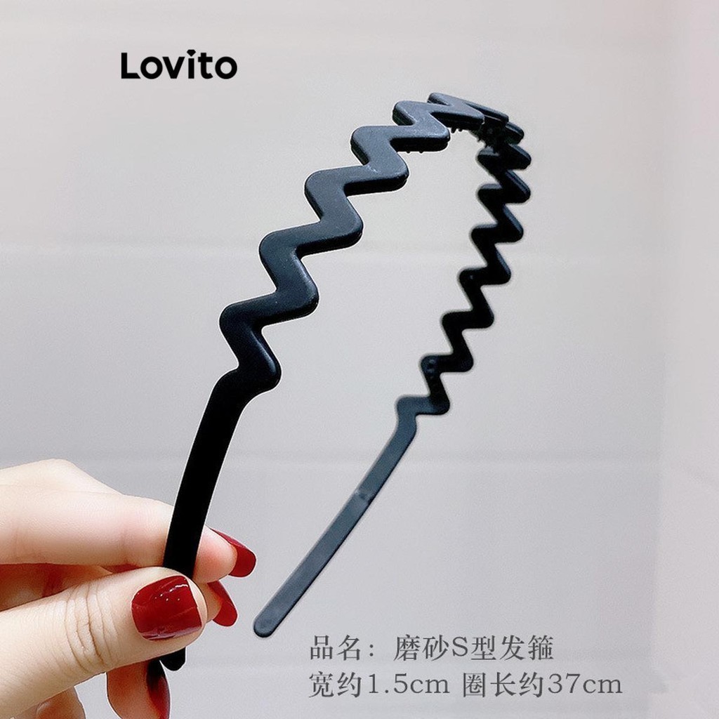 Ảnh Cài tóc rửa mặt Lovito chống trượt lượn sóng hoạt hình dễ thương cho nữ LFA18624 3