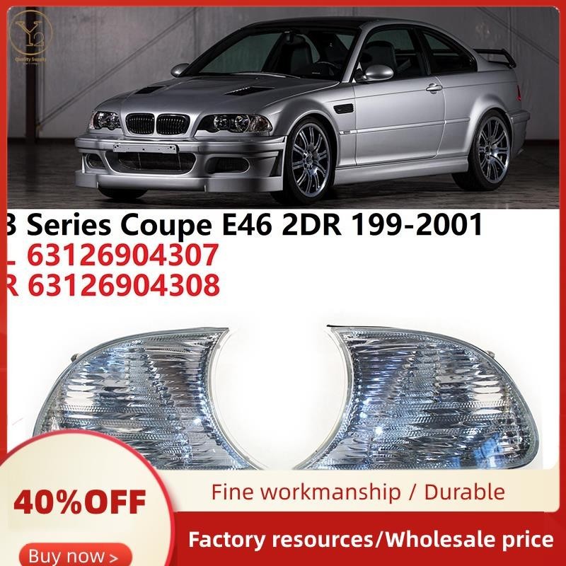 Đèn báo trong suốt Tín hiệu Blinker Góc đỗ xe cho -BMW E46 3 Series ...