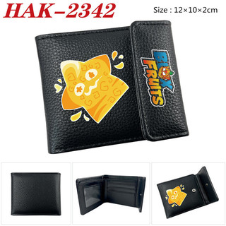 GS4 Blox Trái Cây Hoạt Hình Anime Da PU Ví In Tiền Xu Ví Gấp Đa Năng Khe Cắm Thẻ Túi S