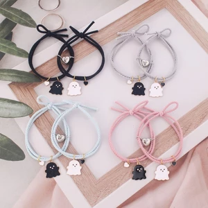 Cặp Đôi Đen Trắng Ma Vòng Tay Tình Yêu Nam Châm Thu Hút Vòng Tay Đầu Dây Chị Em Người Bạn Thân Nam Châm Vòng Tay Trang Sức Thời Trang Phụ Kiện