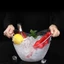 Xô đá trong suốt FUHUIOT, Xô làm lạnh rượu vang Acrylic chống rơi, Di động 4 / 8 / 12L Chai sâm panh dung tích lớn Quà tặng làm mát đá