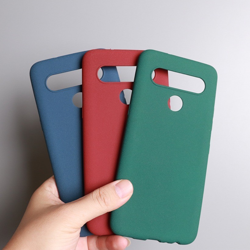Dành Cho LG V20 V30 V40 V50 V60 ThinQ 5G G7 G8 G8X G8S ThinQ Nhung Chống Vân Tay Vỏ Cát Mềm Mờ Mỏng TPU Vỏ Điện Thoại