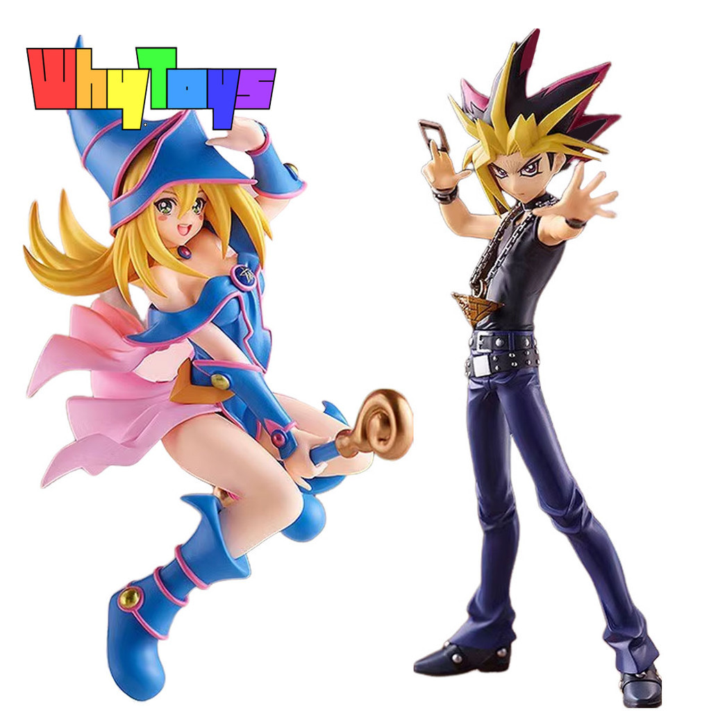 YU-GI-OH! FIGURAS YUGI MUTOU BLACK DARK MAGICIAN GIRL YU GI OH ANIME ...