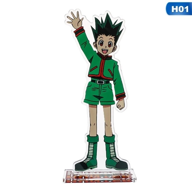 Mô hình Standee Anime Killua Irumi Hisoka Cute Hunter × Hunter Zoldyck Killua Phụ kiện trang trí để bàn góc học tập