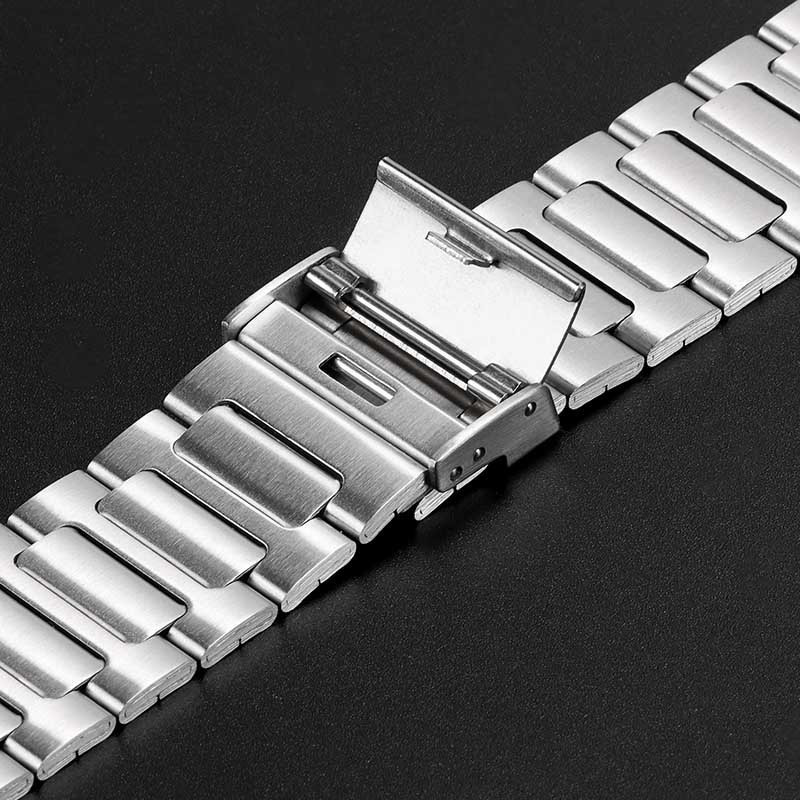 Vòng đeo tay đồng hồ bằng thép không gỉ cho đồng hồ thông minh AW 10 / 9 / 8 / 7 / 6 42 / 44 / 45 / 46 / 49mm Ultra Dây đeo đồng hồ nam nữ Dây đeo cổ  – 3