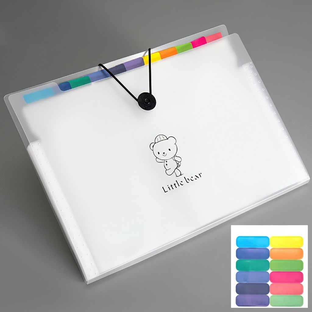 Túi đựng tài liệu tệp đựng tài liệu nhiều ngăn kẹp file túi đựng tài liệu A4 phụ kiện văn phòng phẩm