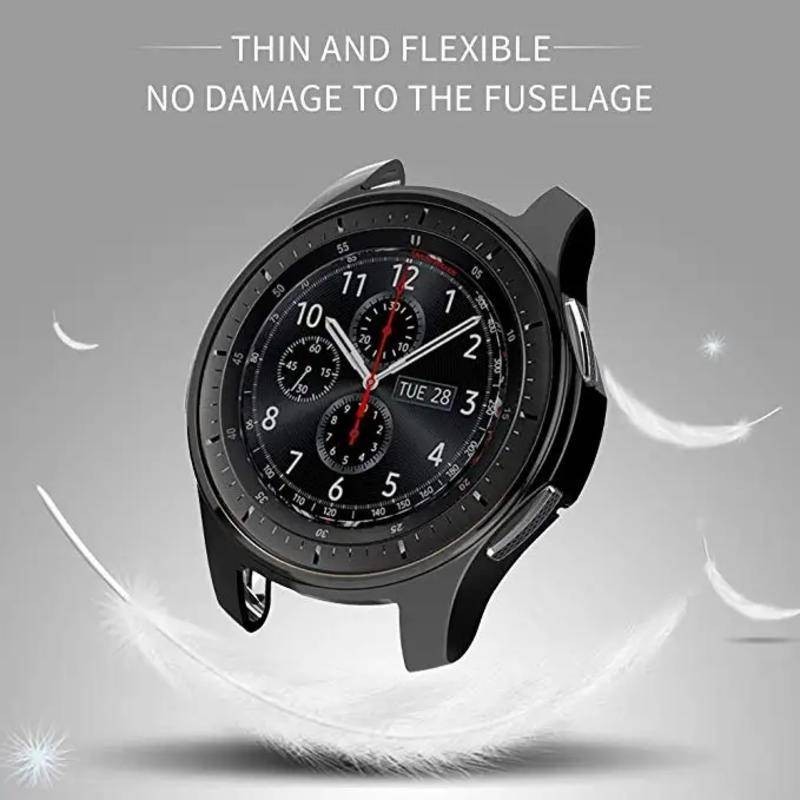 Samsung Watch3 Mạ Chất Lượng Cao TPU Mềm Đồng Hồ Thông Minh Dành Cho Samsung Watch 3 41mm 45mm Chống Vân Tay Chống Trầy Xước Đồng Hồ Ốp Lưng Bảo Vệ Màn Hình