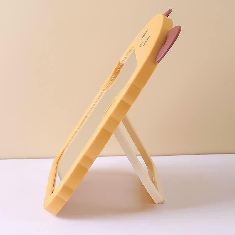 Gương Để Bàn Tai Gấu, Gương Decor Góc Trang Điểm Xinh Xắn, Gương Mini, Gương Trang Điểm Để Bàn, Gương Nhà Tắm