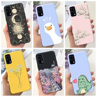 Dành Cho Realme 7 Pro Vỏ RMX2170 Silicon Mềm Chống Sốc Ốp Lưng Điện Thoại Họa Tiết Hoa Thời Trang TPU Cho Realme7 Pro Ốp Lưng