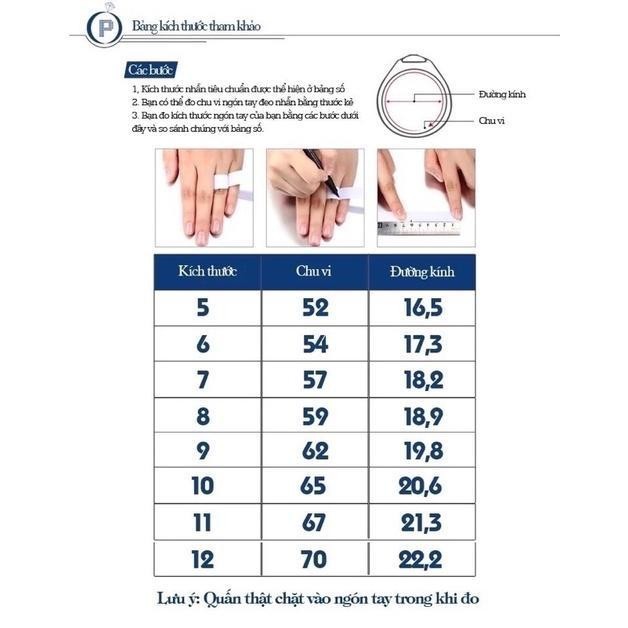 Nhẫn đính đá 2 hàng, chất liệu titan không gỉ, có size cho nam và nữ