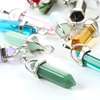 Bán chạy mặt Vòng cổ viên đạn cột lục giác Vòng cổ kính tráng men bán chạy B0001