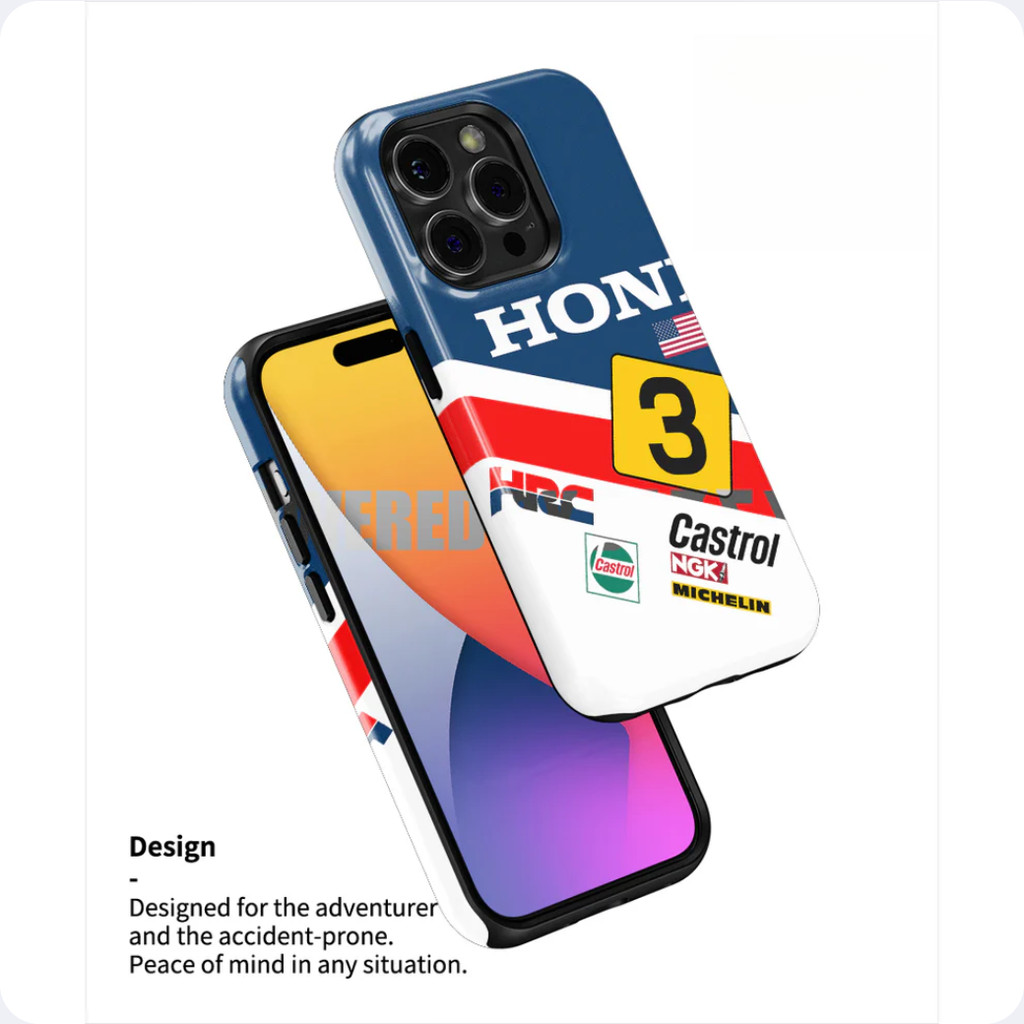 Ốp điện thoại động cơ Honda D15B7 VTEC JDM cho iPhone17 16Pro 15ProMax 14Pro 13 12 XSMAX 13mini Samsung S24 2in1 ốp lưng cứng bóng