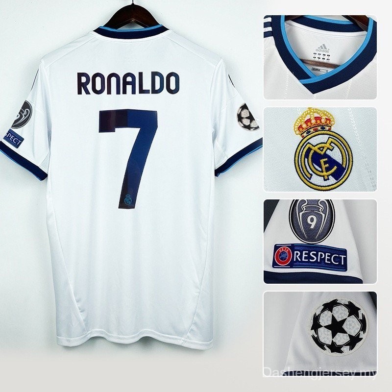 Áo đấu Ronaldo cổ điển sân nhà Real Madrid 2012-13 chất lượng cao ...