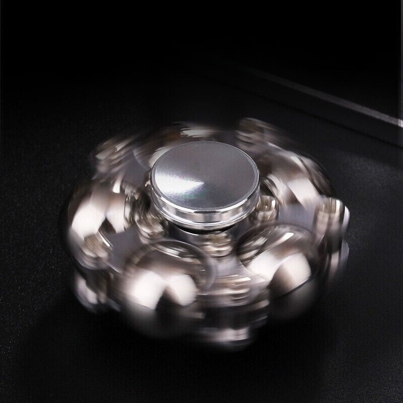 Bánh xe đu quay bằng thép không gỉ fidget spinner dành cho người lớn và trẻ em Đồ chơi giải nén EDC kéo dài ngón tay thông thường giải nén
