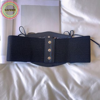 Safenh Thời Trang Co Giãn Ren Corset Thắt Lưng Nữ Bé Gái Co Giãn Rộng Cummerbunds Nữ Goth Punk Đầm Corset Thắt Lưng Quà Tặng VN