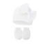 XGB Thời Trang Trẻ Sơ Sinh Mũ Và Găng Tay Bộ Thoải Mái Cotton Chống Trầy Xước Găng Tay Bệnh Viện Mũ Cho Mùa Xuân Thu Chúng Tôi