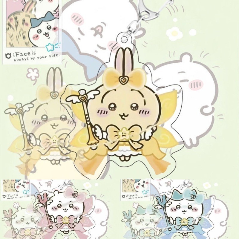Chiikawa Móc Chìa Khóa Bằng acrylic Hình anime bishojo Dễ Thương