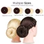 DELMER Hair Bun Donut, Kẹp Tóc 3 Màu Tóc Bun Maker, Phụ Kiện Tóc Thời Trang Thanh Lịch DIY Dễ Dàng Nhẫn Lớn Bé Gái Nữ
